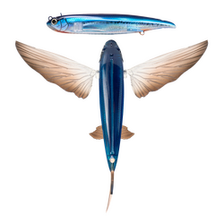 Nomad Design Slipstream 200 Flying Fish 200mm - Ahi Ghost