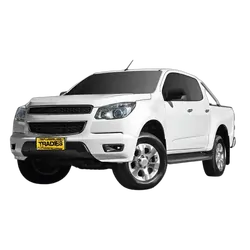 Tuff Terrain Canvas Black Seat Covers to Suit Holden Colorado RG Dual Cab All Badges 09/14-On FRONT