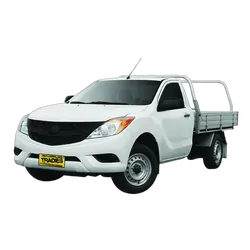 Tuff Terrain Canvas Grey Seat Covers to Suit Mazda BT50 (UP UR) XT Single Cab Bucket Seats 11-On FRONT