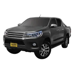 Tuff Terrain Canvas Grey Seat Covers to Suit Toyota Hilux SR SR5 Dual Cab 07/15-On FRONT