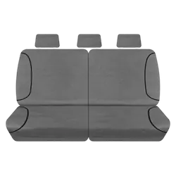Tuff Terrain Canvas Grey Seat Covers to Suit Toyota Landcruiser 200 Series Wagon GXL 8 Seater 07/09-On MIDDLE