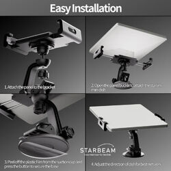 STARBEAM Starlink Mini Suction Cup Holder Mount