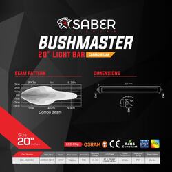 Saber Offroad 20" Light Bar - Combo Beam
