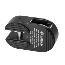 Saber Offroad 7075 Alloy Winch Shackle Short - Cerakote Black