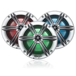 Phoenix Gold Powersport Series 6.5" Coaxial Speakers W/Led