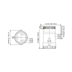 SEAFLO 01 Series 750GPH Seaflo Bilge Pump