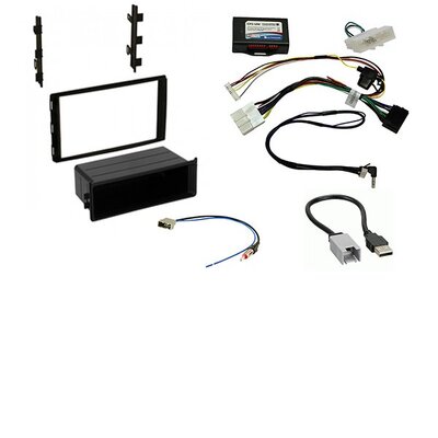 Nissan Navara Heigh10 Infotainment Kit Incl: Un1810/Stbaa36/Swi-Ni01/Axusbm-B/Bkndk780/Cph-Sti01