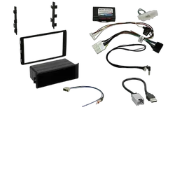 Nissan Navara Heigh10 Infotainment Kit Incl: Un1810/Stbaa36/Swi-Ni01/Axusbm-B/Bkndk780/Cph-Sti01