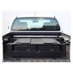 Front runner Nissan Navara D40 DC Wolf Pack Drawer Kit