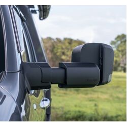 MSA Towing Mirrors (Black, Electric, Indicators) to suit Mazda BT50 10/2011 - 10/2020