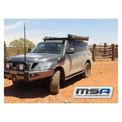 MSA Towing Mirrors to Suit to Suit Ford Everest 15 - Current (Black - Electric - Indicators)