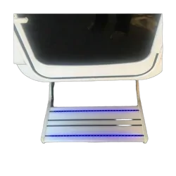 TRA Australia Single 12v BLUE LED Manual Caravan Rv Motor Home Step