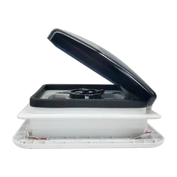 TRA Australia 12v Shower Roof Vent w/ LED Lights And Tinted Lid