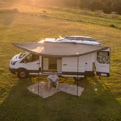 Tuff Terrain 180 Free Standing Awning With Dimmable LEDs & TripleT Bracket Combo
