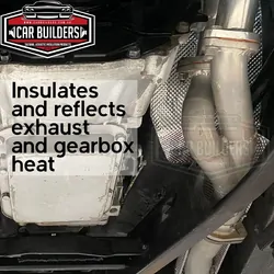 Tuff Terrain Spare Wheel Underbody Water Tank - 62L With Heat Shield & John Guest fitting kit