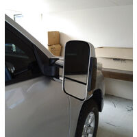 Extendable Towing Mirrors For Toyota Landcruiser 200 Series 07-11 - Chrome