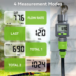 Topargee Digital Water Flow Meter