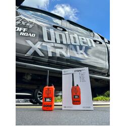 Uniden XTRAK 50-O Orange 5 Watt Waterproof Smart UHF Handheld Radio