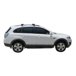 Yakima ThruBar 120cm Silver Pair (S16Y) To Suit Holden Captiva 7 10/2006-/2018