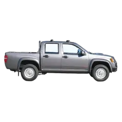 Yakima ThruBar 120cm Silver Pair (S16Y) To Suit Holden Colorado Double Cab /2008-06/2012