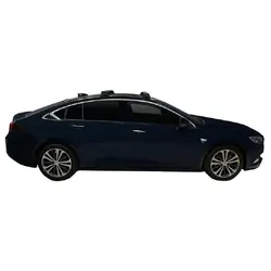 Yakima ThruBar 135cm Silver Pair (S17Y) To Suit Holden Commodore 5dr Hatch 03/2018-/2020