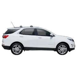 Yakima FlushBar 100cm Silver Pair (S6Y) To Suit Holden Equinox 5dr SUV 12/2017-/2020