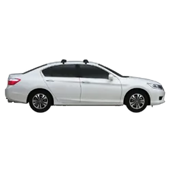 Yakima FlushBar 100 & 105cm Silver Pair (S26Y) To Suit Honda Accord 4dr Sedan /2013-/2019