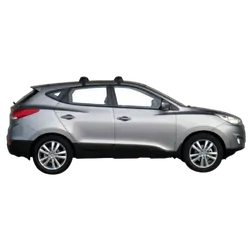 Yakima ThruBar 120cm Silver Pair (S16Y) To Suit Hyundai ix35 5dr SUV /2010-/2015
