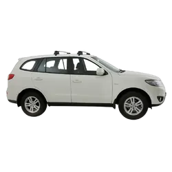 Yakima ThruBar 120cm Silver Pair (S16Y) To Suit Hyundai Santa Fe 5dr SUV /2009-/2012