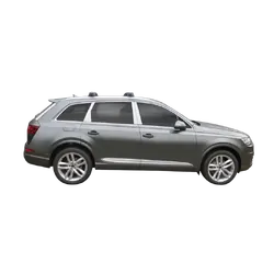 Yakima ThruBar 135cm Silver Pair (S17Y) To Suit Audi Q7/SQ7 5dr SUV /2015-/On