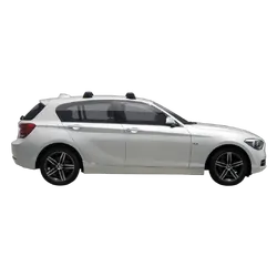 Yakima ThruBar 120cm Silver Pair (S16Y) To Suit BMW 1 Series F20 /2011-07/2019