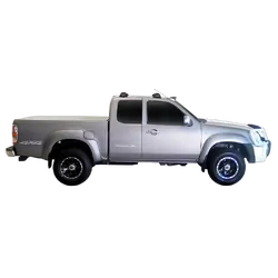 Yakima FlushBar 100cm Silver Pair (S6Y) To Suit Mazda BT-50 Freestyle Cab 11/2006-10/2011