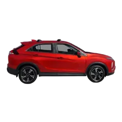 Yakima ThruBar 135cm Silver Pair (S17Y) To Suit Mitsubishi Eclipse Cross ES /2021-/On