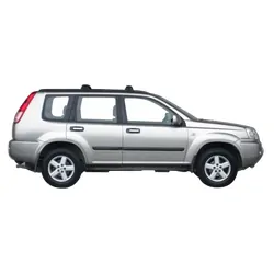 Yakima ThruBar 120cm Silver Pair (S16Y) To Suit Nissan X-Trail 5dr SUV 10/2001-09/2007