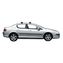 Yakima ThruBar 120cm Silver Pair (S16Y) To Suit Peugeot 407 4dr Sedan /2004-/2010