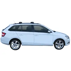 Yakima ThruBar 120cm Silver Pair (S16Y) To Suit Skoda Fabia Combi /2018-/On