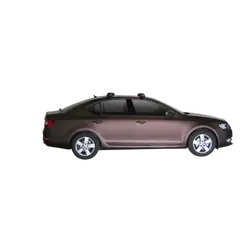 Yakima ThruBar 120cm Silver Pair (S16Y) To Suit Skoda Octavia 5dr Hatch 02/2013-03/2017