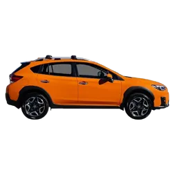 Yakima ThruBar 120cm Silver Pair (S16Y) To Suit Subaru XV 5dr SUV /2012-04/2023