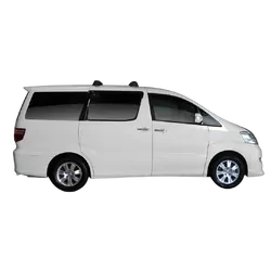 Yakima ThruBar 135cm Silver Pair (S17Y) To Suit Toyota Alphard 5dr MPV /2002-/2008