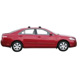 Yakima ThruBar 120cm Silver Pair (S16Y) To Suit Toyota Camry 4dr Sedan 08/2006-02/2012