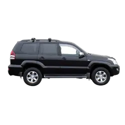 Yakima ThruBar 135cm Silver Pair (S17Y) To Suit Toyota Land Cruiser Prado 120 Series 03/2003-10/2009