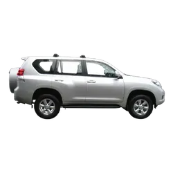 Yakima ThruBar 120cm Silver Pair (S16Y) To Suit Toyota Land Cruiser Prado 150 Series 11/2009-/On