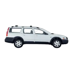 Yakima ThruBar 120cm Silver Pair (S16Y) To Suit Volvo XC70 5dr Wagon /2003-/2007