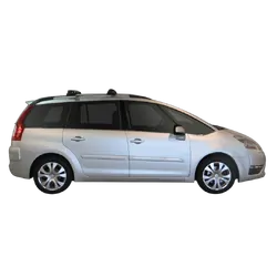 Yakima ThruBar 135cm Silver Pair (S17Y) To Suit Citroen C4 Picasso /2006-/2014