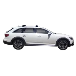 Yakima ThruBar 120cm Silver Pair (S16Y) To Suit Audi A4/S4/RS4 Allroad /2016-/On