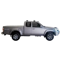 Yakima FlushBar 100cm Silver Pair (S6Y) To Suit Ford Ranger Super Cab /2006-/2011