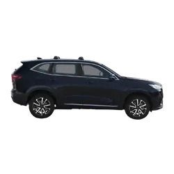 Yakima ThruBar 135cm Silver Pair (S17Y) To Suit Haval H6 (excludes GT model) 05/2021-/On