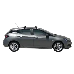 Yakima ThruBar 120cm Silver Pair (S16Y) To Suit Holden Astra 5dr Hatch /2017-/2020