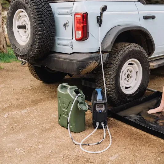 Hands-free shower with three spray modes and flexible mounting