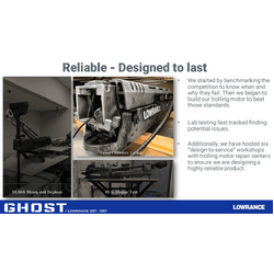 Lowrance Ghost 60" Trolling Motor + TMR-1 Remote